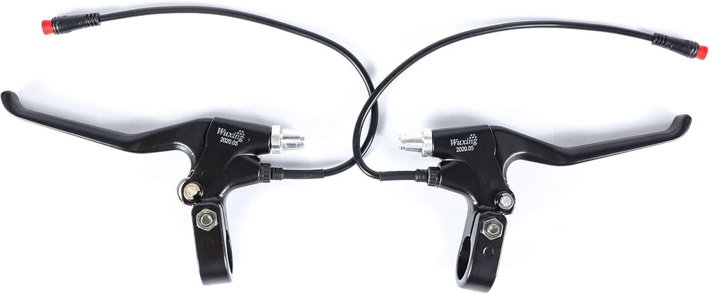 EBIKELING 1 Pair Left & Right Waterproof Electronic Brake Lever Set for Electric Bicycle, Handle Grip Brake Accessory for e Bike, Long Use Bike Brakes