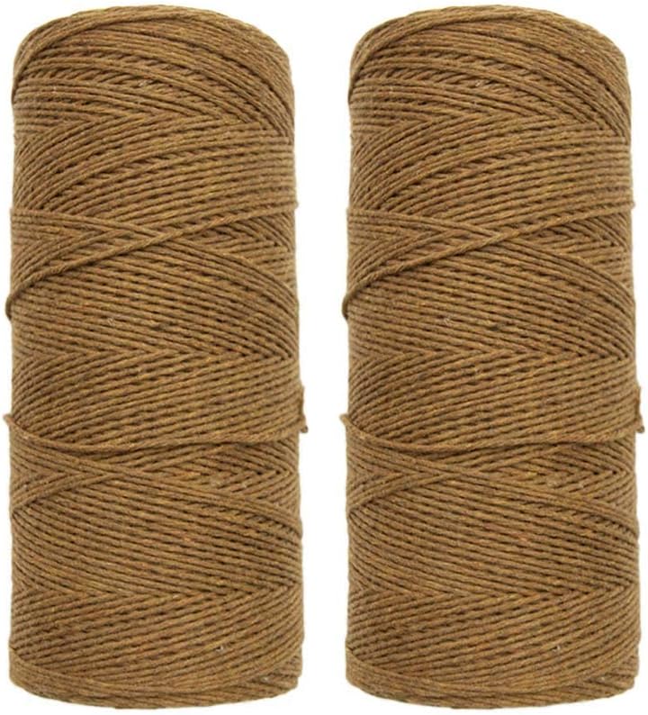 1mm Cotton Loom Warp Yarn for Weaving Carpet Tapestry Rug DIY C7516