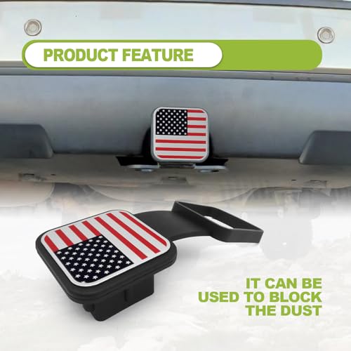Trailer Hitch Dust Plug Square Mouth Protection Cover for RV SUV Cars W137682