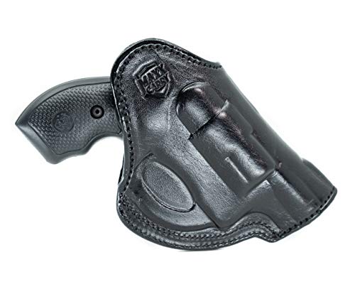 IWB Leather J Frame Revolver Holster for .38 Special Snub Nose B48967