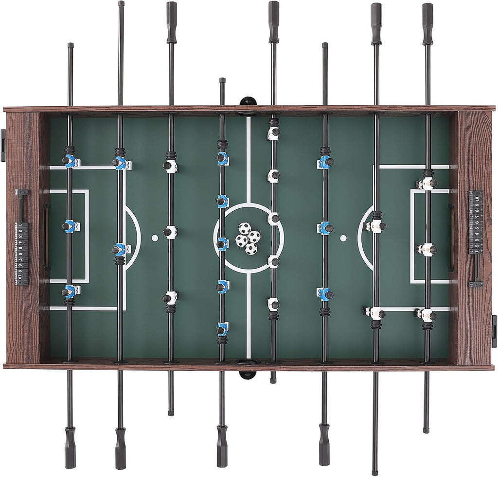 55 Inch Foosball Table with 4 Balls and 2 Cup Holders C8358