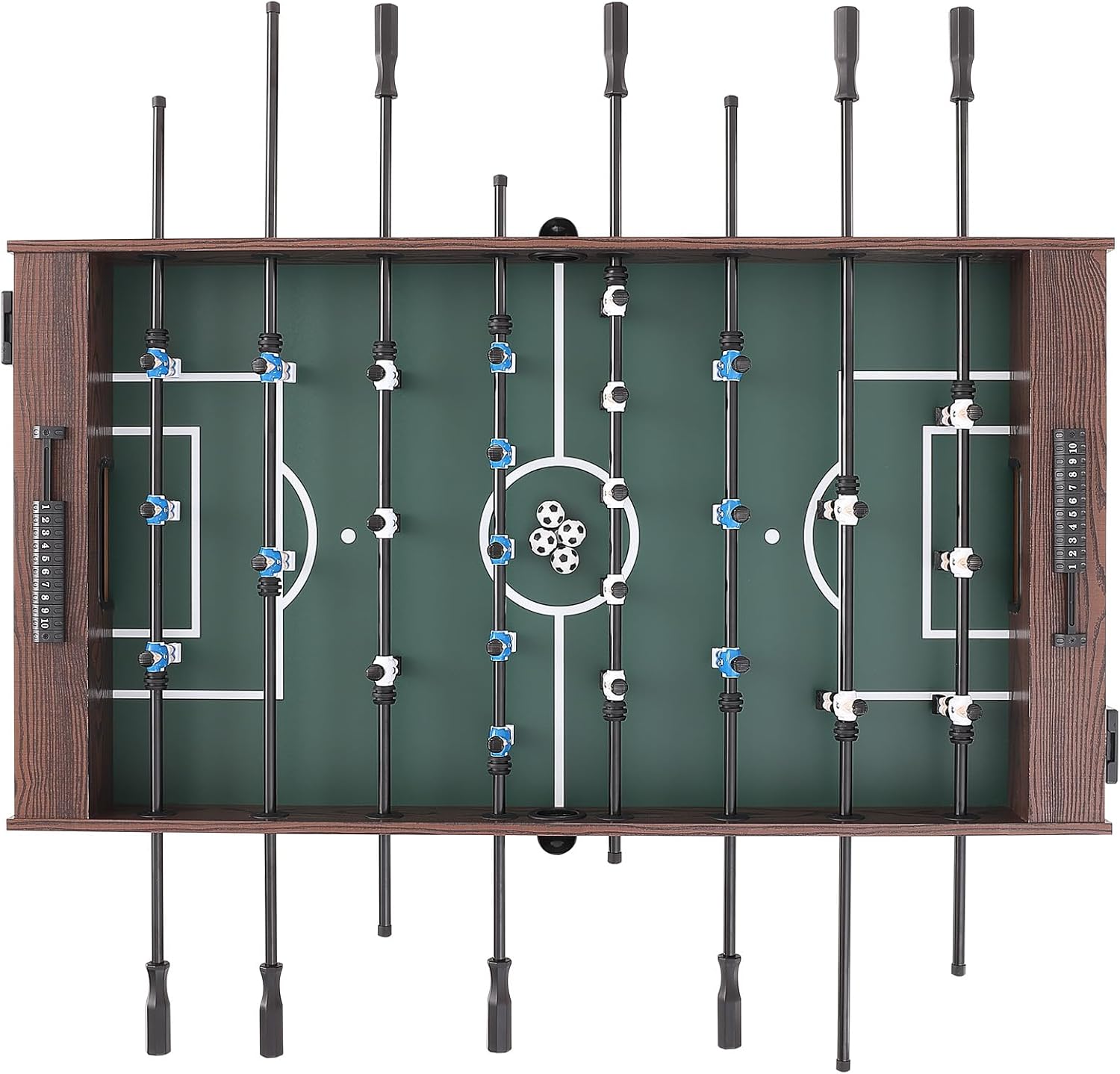 55 Inch Foosball Table with 4 Balls and 2 Cup Holders C8358