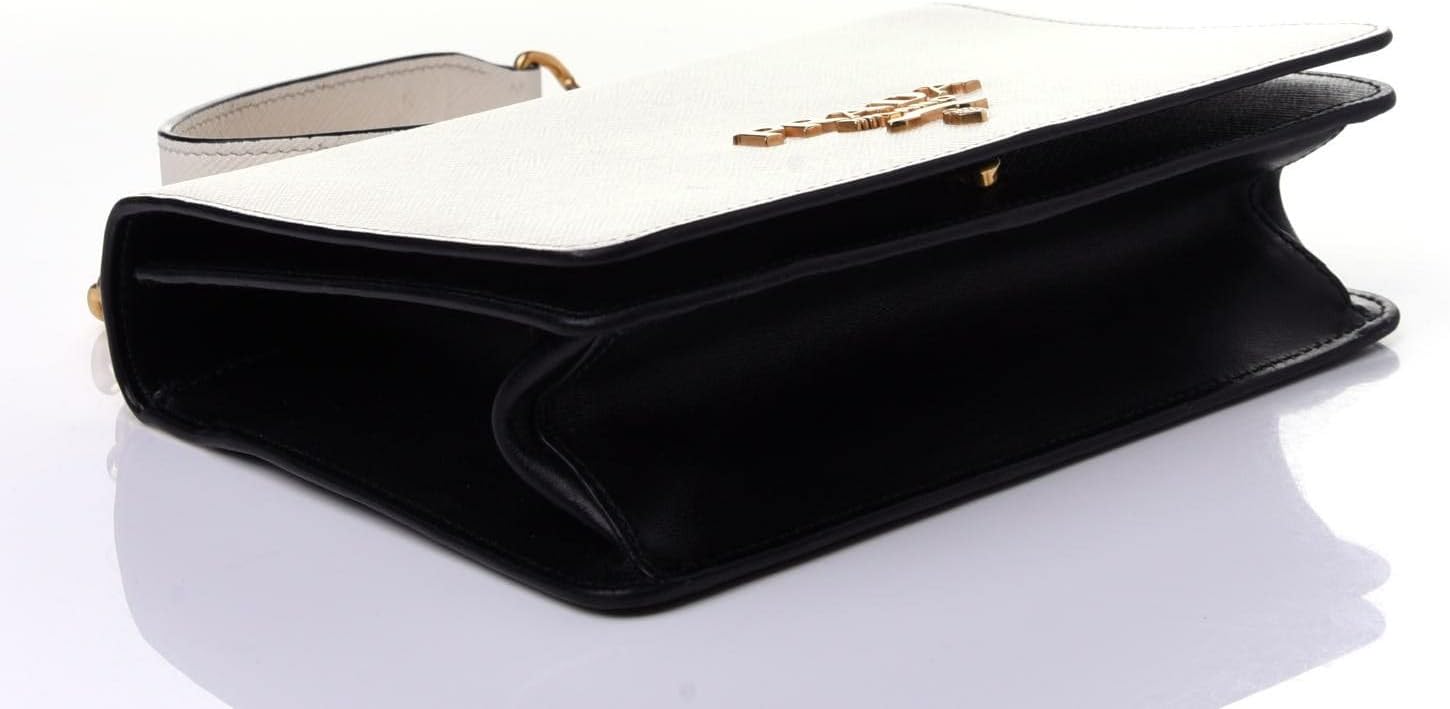 Saffiano Leather Chain Crossbody Bag X133