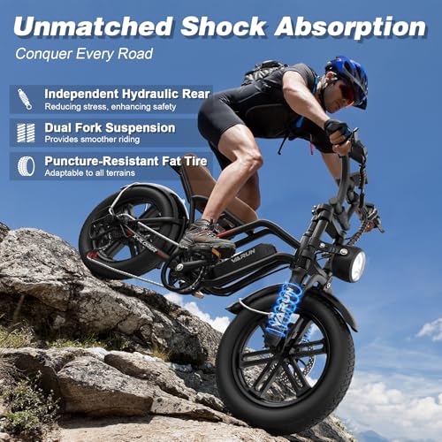 Electric Bike 750W for Adults, 65+ Miles Range, 25 MPH, Full Suspension G94813