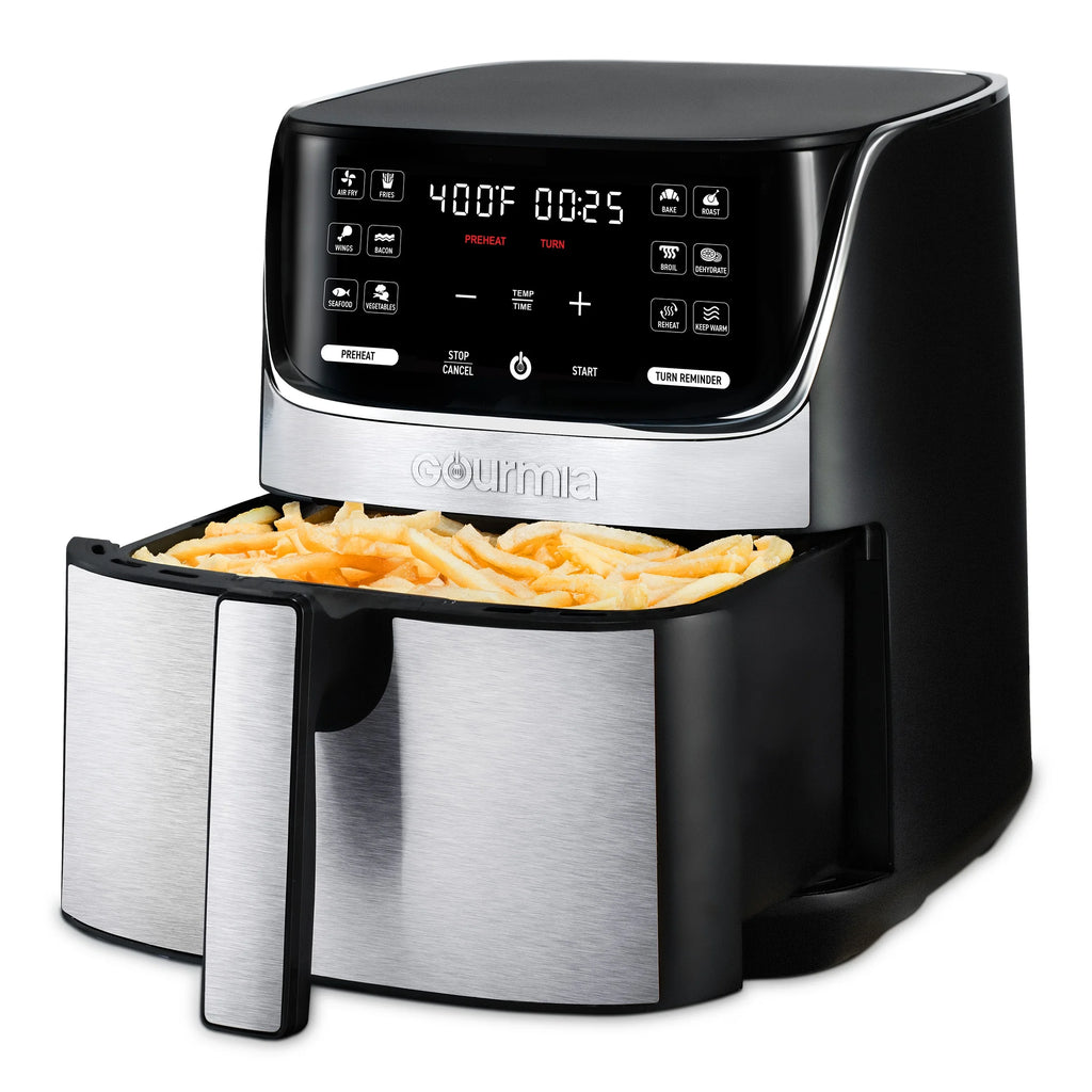 7 QT Digital Air Fryer with 12 One Touch Presets L424