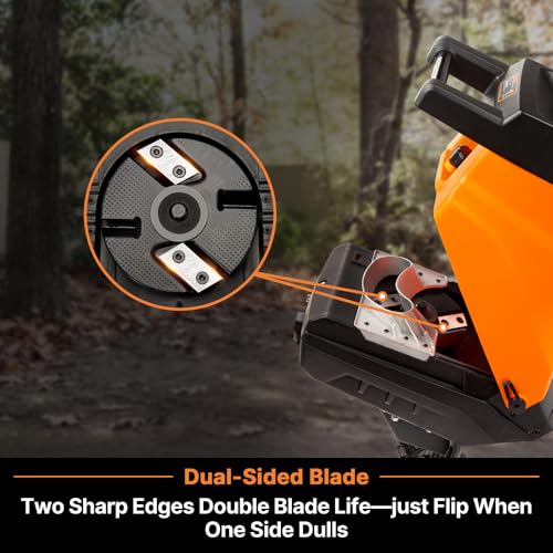 Electric Wood Chipper Shredder 15-Amp 1.8-Inch Cutting Diameter L9322