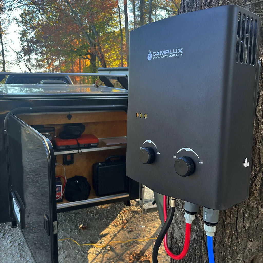 Outdoor Propane Portable Tankless Water Heater with Handle W74836