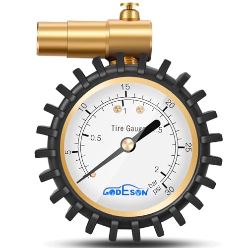 GODESON Presta Tire Pressure Gauge, Presta Valve Tire Pressure Gauge