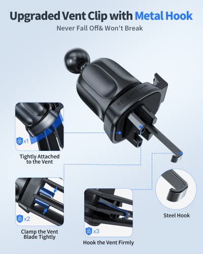 Car Phone Mount for Vent, Universal Hands-Free Holder T62561