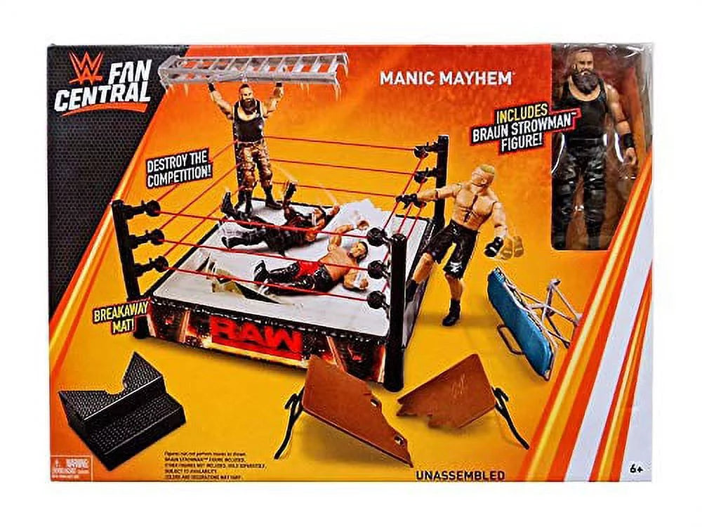 Wrestling Ring Playset with Action Figure I70119