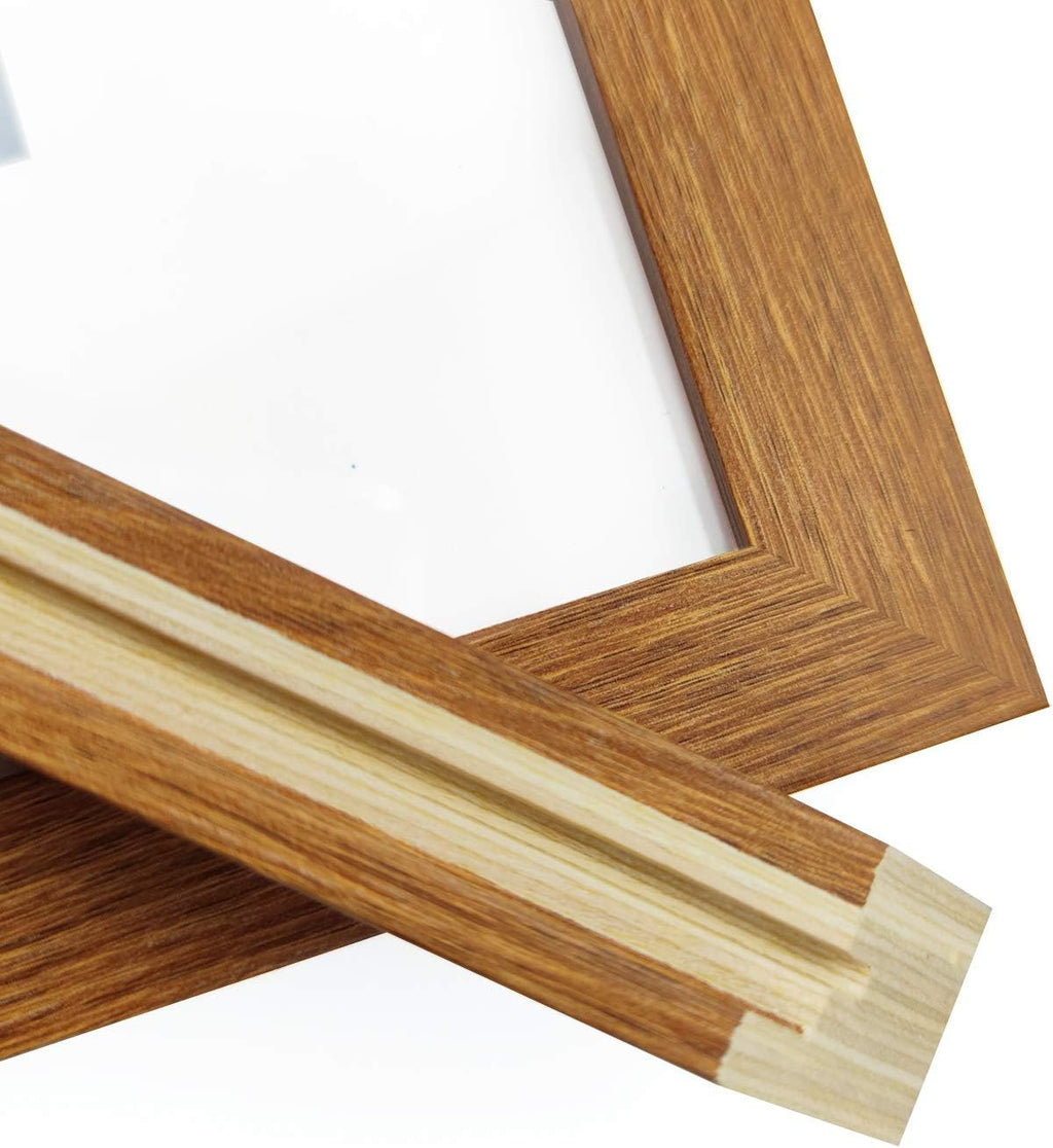 12x12 Square Wooden Picture Frame for Wall Mounting S7255