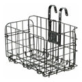 Bike Basket Foldable Bike Basket Metal Adjustable Bicycle Front Rear Wire Storage Hanging Cargo Rack Bike Basket Cycling Accessories