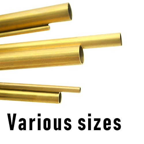Brass Tube 280 Seamless Round Tubing for Home Decoration, Jewellery and Industry N2026