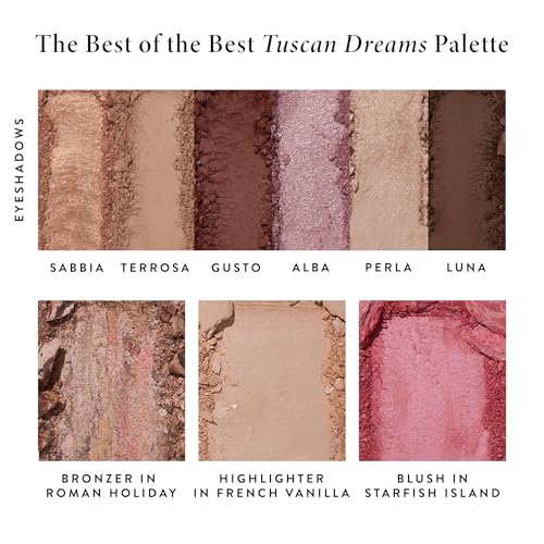 Baked Palette - Tuscan Dreams - Full Size - Bronzer, Blush, Highlighter, 6 Eyeshadows E2675