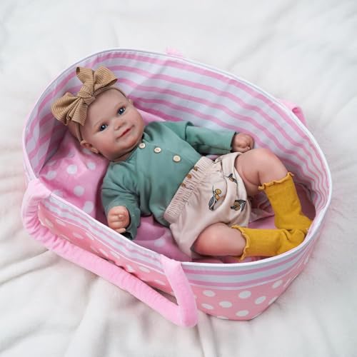 20 Inch Soft Vinyl Reborn Baby Doll with Accessories for Girls P18941