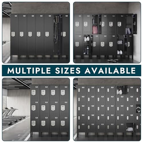 Metal Cabinet with Lockable Door for Office, Gym, School, Home A290