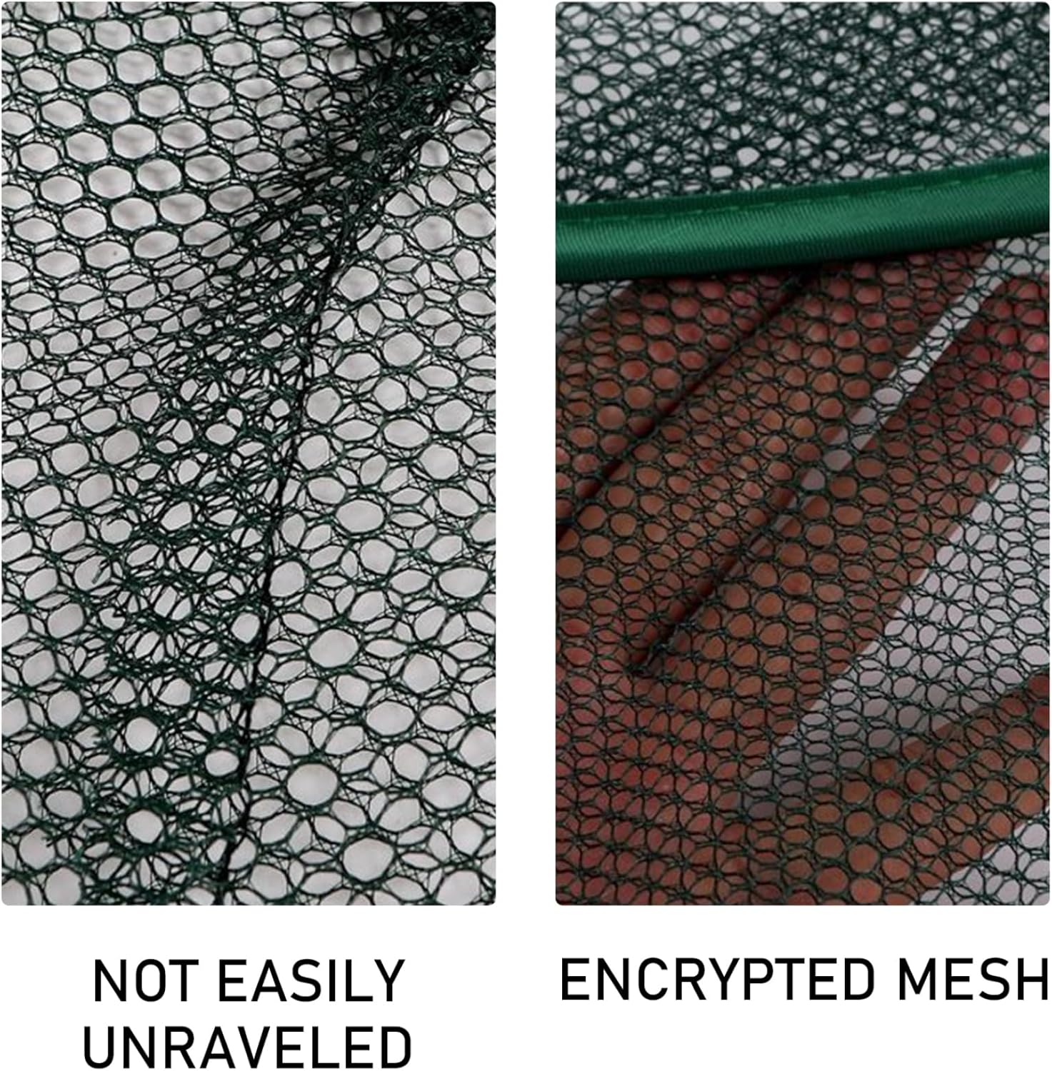 Drop Net for Pier Fishing, 39in Foldable Portable with Dual Line Structure S253