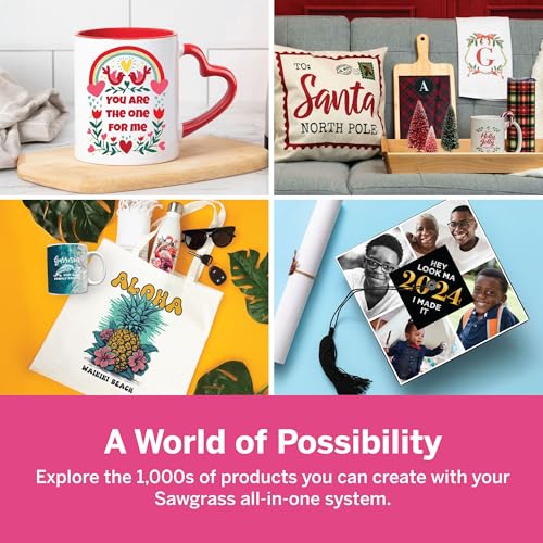 Sublimation Printer Starter Bundle with Wi-Fi Connectivity D518