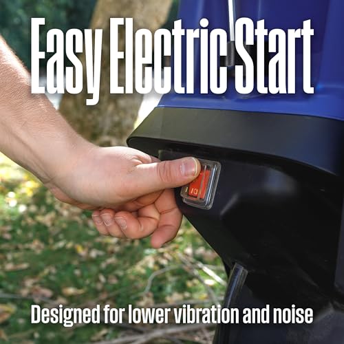 Corded Electric Mulcher Chipper Shredder with 12 Gallon Collection Bag F121
