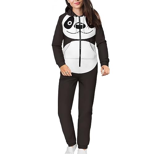 Adult Onesie Hooded One-Piece Pajama Zipper Jumpsuit for Men and Women I930