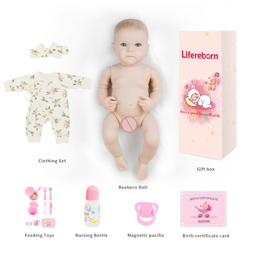 20 Inch Realistic Reborn Baby Doll with Accessories T505273