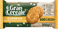 Mulino Bianco: "Gran Cereale Classico" ("Cereals Cookies", Classic Taste), High in Fibers Biscuits 17.63 Ounces (500g) Package [ Italian Import ]