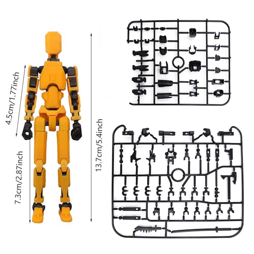 3D Printed Multi-Jointed Movable Robot Action Figure O74223