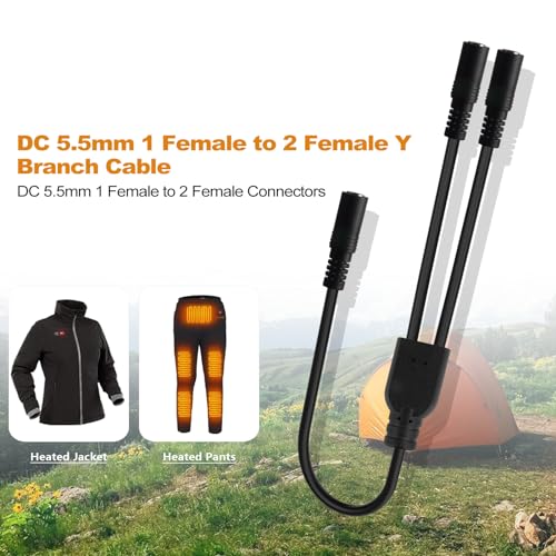 Motorcycle Heated Jacket Adapter Cable for Heated Gear W134209