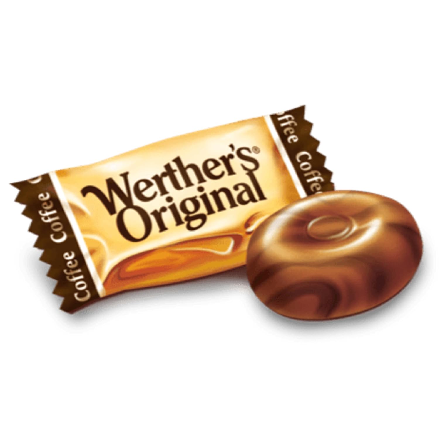 Caramel Coffee Hard Candy, Individually Wrapped, 24oz D16523