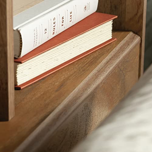 Full/Queen Bookcase Headboard, Grand Walnut Finish N5739