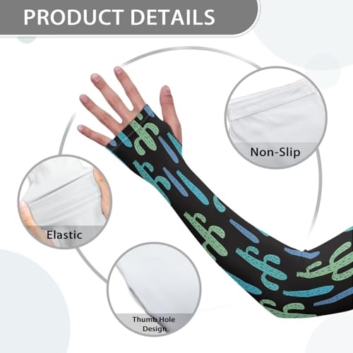Sun Protection Arm Sleeves for Men Women Cooling Outdoor Sports Z363392