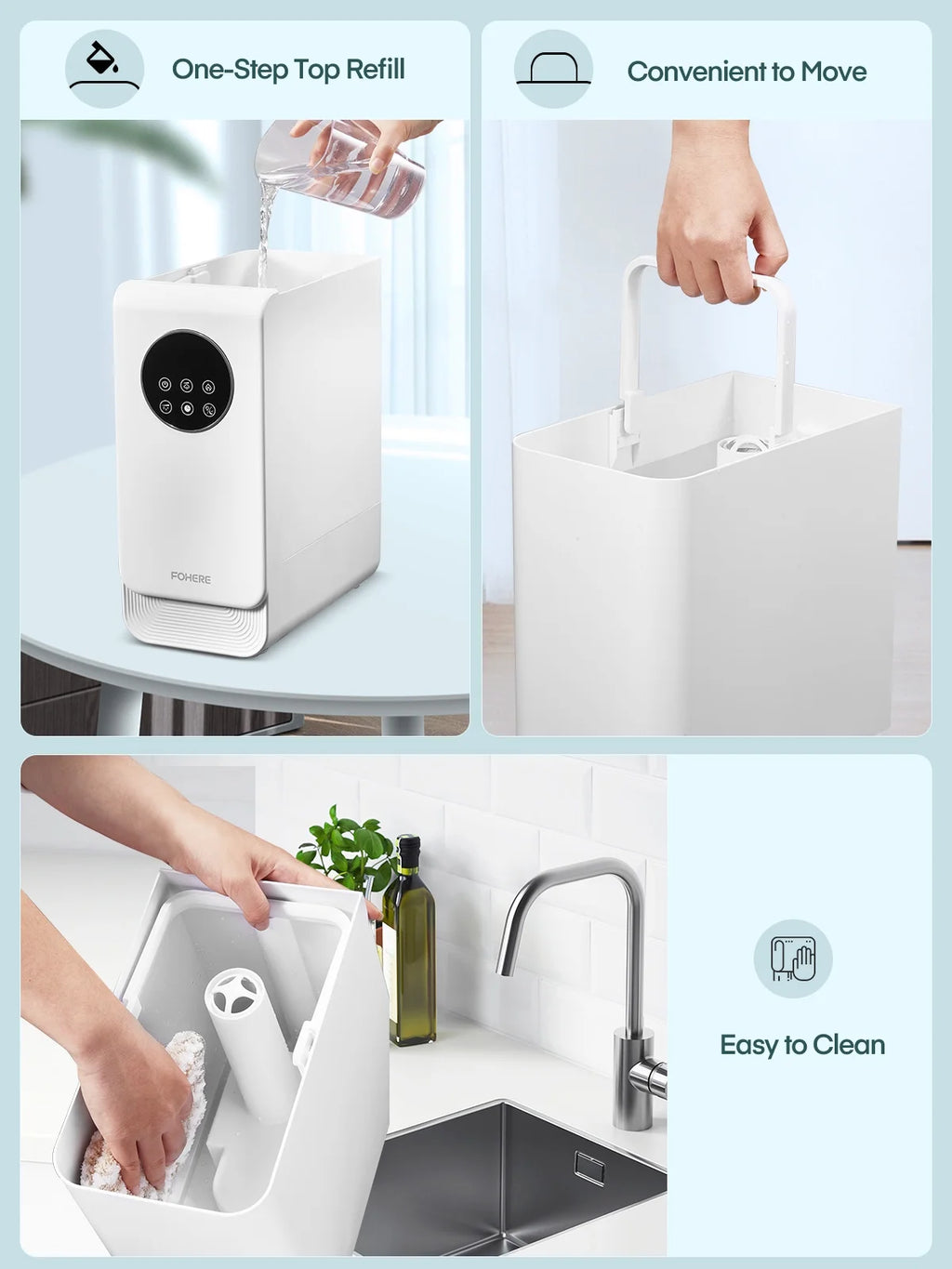 6.5L Warm and Cool Mist Humidifier for Bedroom S999532