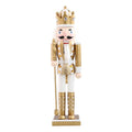 MUMTOP 16 Inch Nutcracker Christmas Decorations, Wooden Christmas Nutcracker Figures Ornament Christmas Soldier NutcrackerDecorations for Table Desktop Fireplace Indoor Home Winter, Green