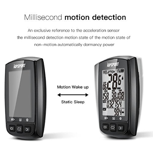 GPS Bike Computer Wireless Cycling Computer with ANT+ Speedometer and Mount W567