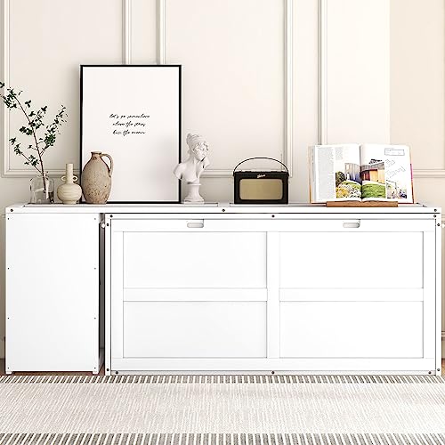 Wall Cabinet Bed with Storage and Bookcase Headboard F651615