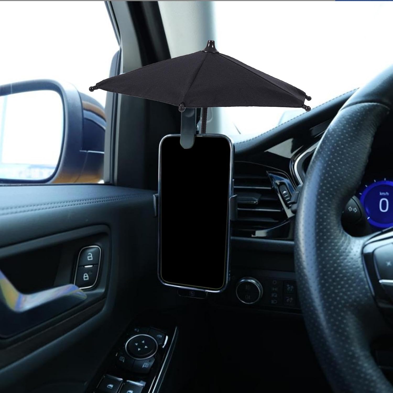 Phone Sun Umbrella, Portable Cycling Sun Shade for Phone Accessories F523