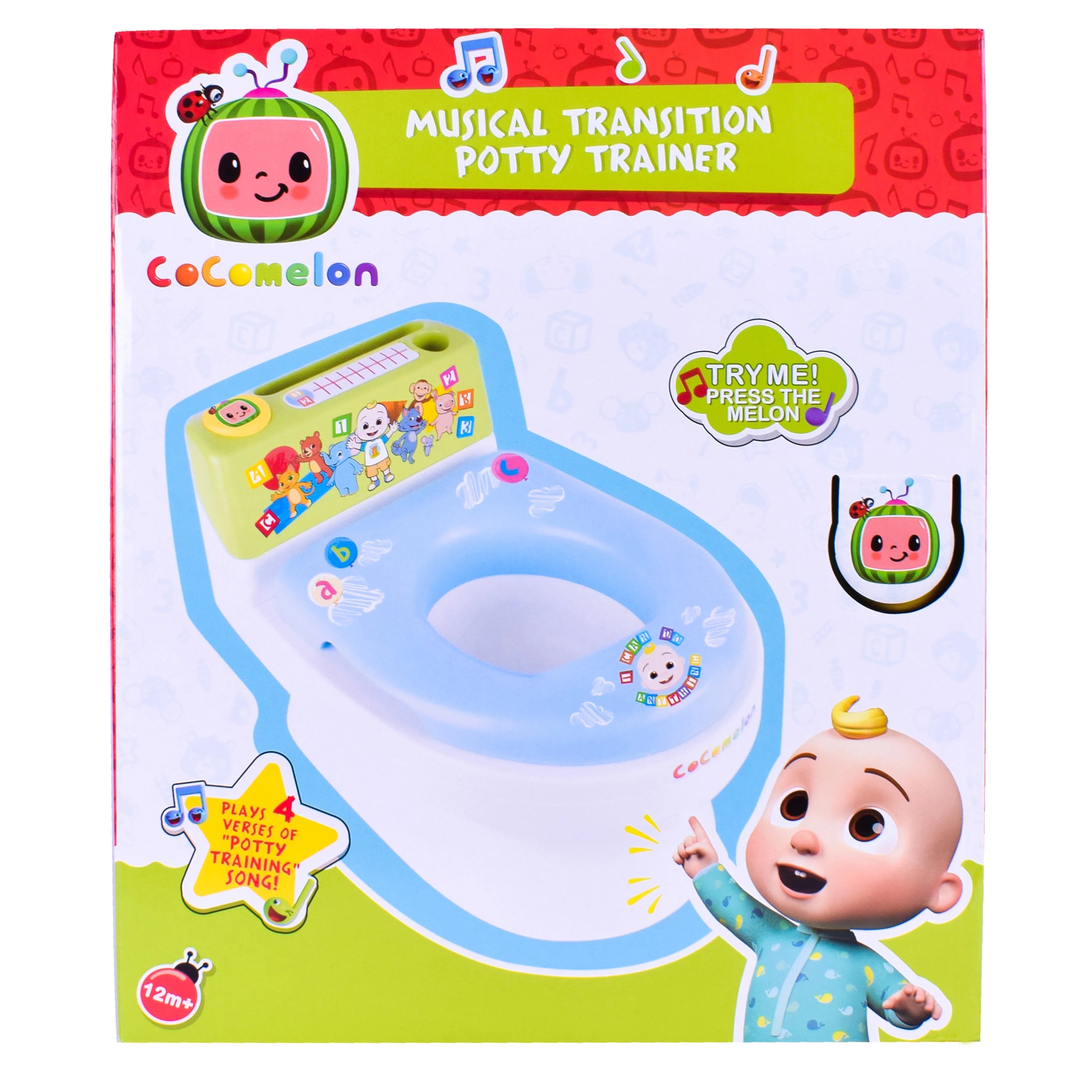 Musical Transition Potty Trainer with Splash Guard and Storage L90453