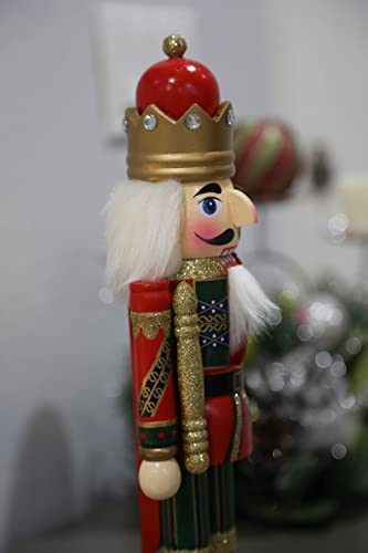 Wooden Nutcracker Christmas Decoration 14 inches X256