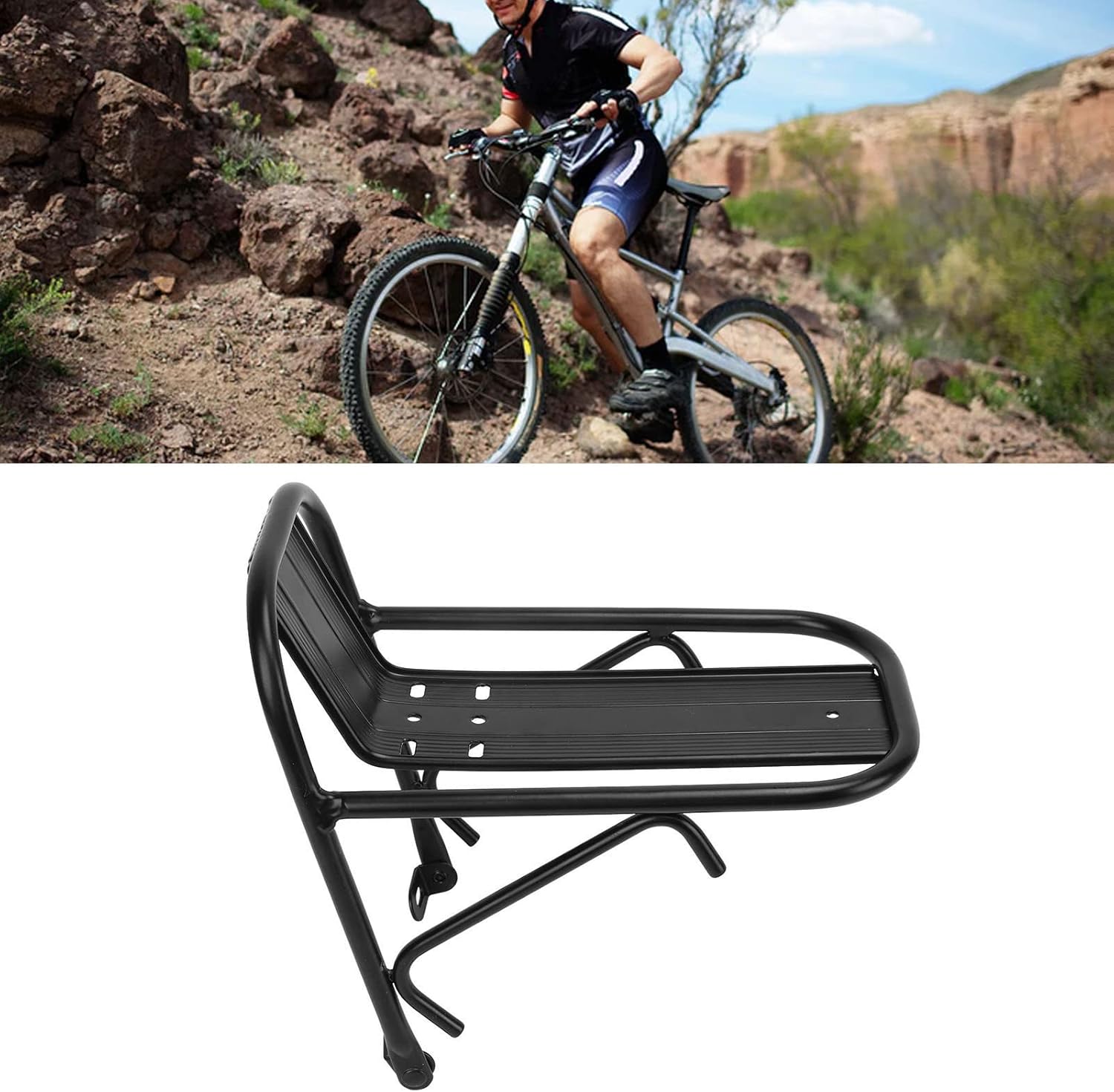 Bike Front Rack Aluminum Luggage Carrier for Cycling R1418