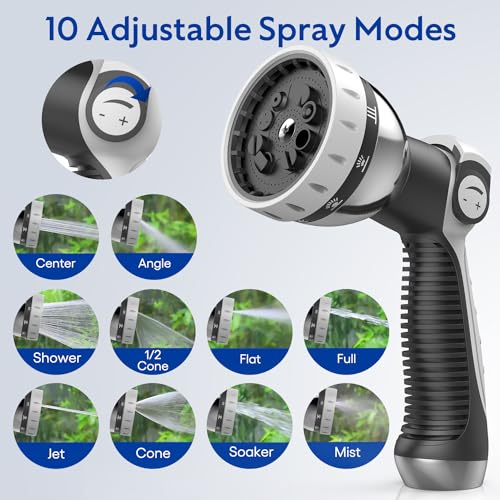 Retractable Garden Hose Reel, 1/2 in x 110 ft, Wall Mounted L696