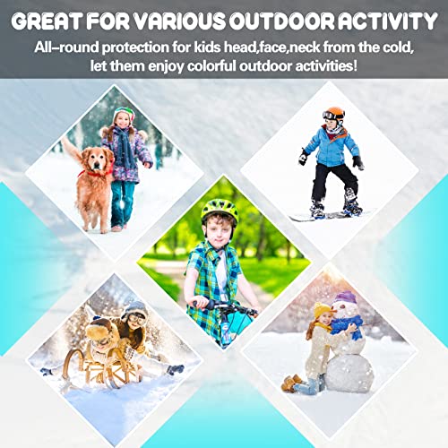 Kids Balaclava Ski Mask Winter Breathable Face Mask O996913