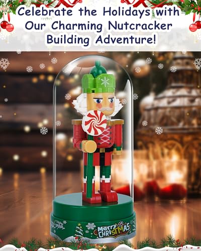Pink Nutcracker Christmas Decor, Handmade Wooden Figure, 12" S521569