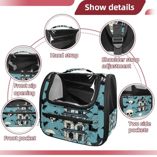 Halloween Cat Backpack Carrier, Breathable Bubble Pet Backpack R5452