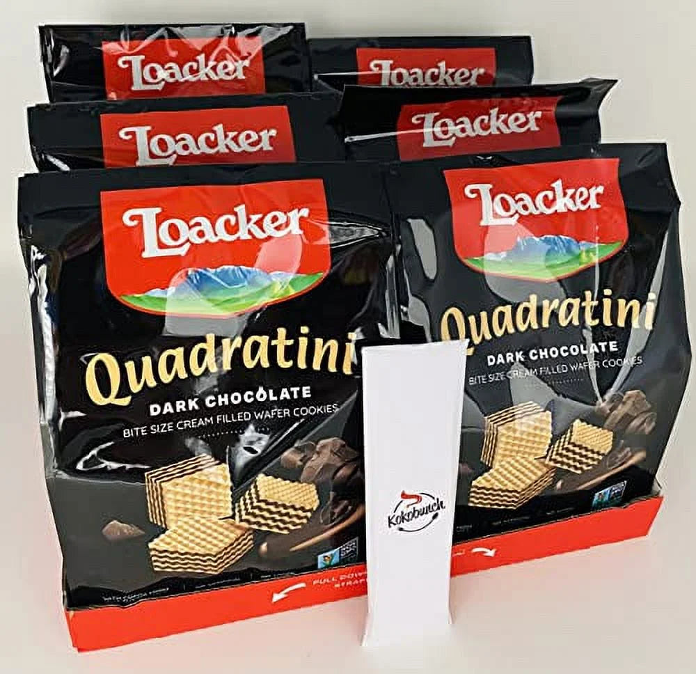 Dark Chocolate Filled Wafer Cookies 6 Pack J117