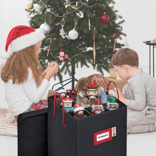 Christmas Nutcracker Storage Box for Figurines and Ornaments R1156