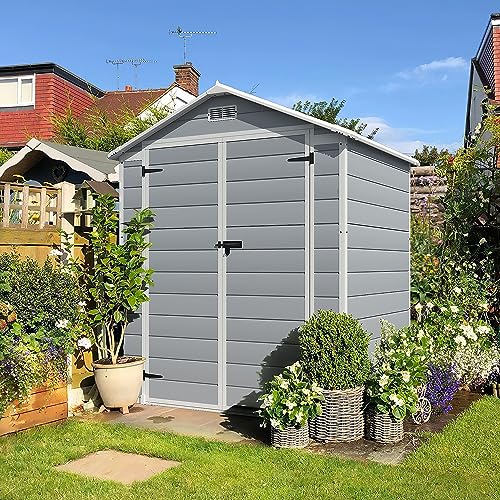 Outdoor Storage Shed 6 x 4 FT with Lockable Door H20319