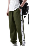 Men Tear Away Pants Casual Quick Dry Loose Fit Basketball Pants