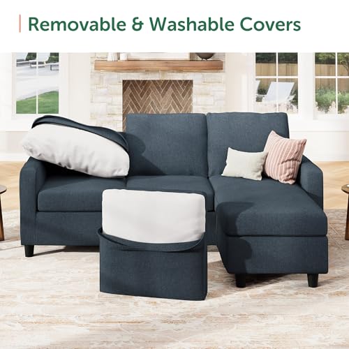 Convertible Sectional Sofa L Shaped Couch with Reversible Chaise U238492