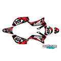 Graphics Kit for SSR SR140TR (2021) Invasion Series Smoke 16 Mil - Dirt pit bike motorcycle stickers, dirtbike racing automotive decal motocross accessories no-plastics