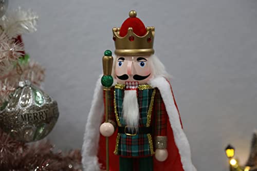 Wooden Nutcracker Christmas Decoration 14 inches X256